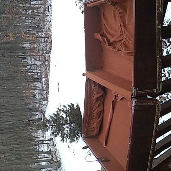 💼 Vintage Samsonite Suitcase, Leather Carry On Suitcase, Mid Century - Picture 6 of 16